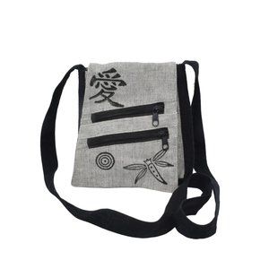 Venus Imports Cotton Mini Crossbody Purse Dragonfly Butterfly Handbag Bags